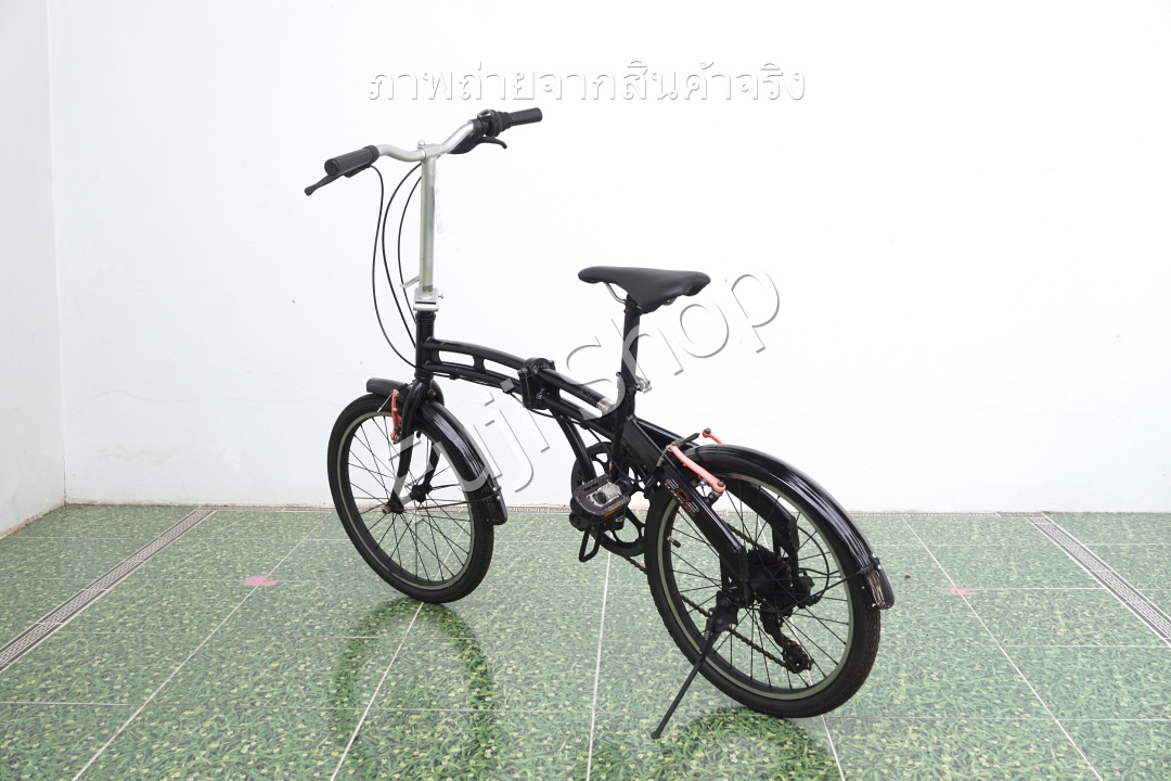 จักรยานพับได้ญี่ปุ่น - ล้อ 20 นิ้ว - มีเกียร์ - อลูมิเนียม - Doppelganger - สีดำ [จักรยานมือสอง]