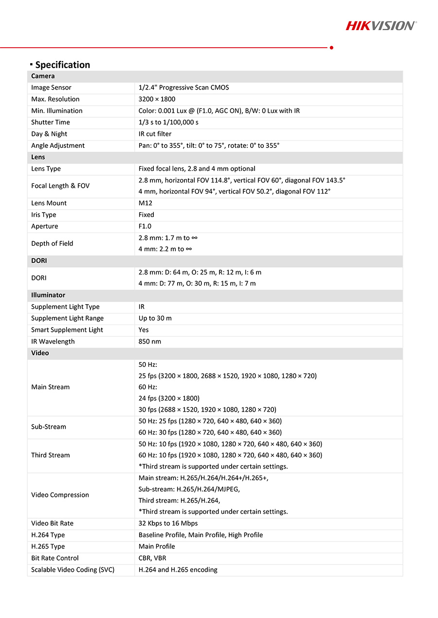 HIKVISION DS-2CD2166G2H-I (2.8/4 mm.) กล้องวงจรปิด IP CAMERA 6MP Accusense, Dark Fighter WDR 130dB ติดตั้งย้อนแสงได้ BY BILLIONAIRE SECURETECH DS-2CD2166G2H-I
