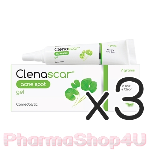 (ซื้อ3 ราคาพิเศษ) Clenascar Acne Spot Gel 7G (ผลิตภัณฑ์สำหรับแต้มสิว)