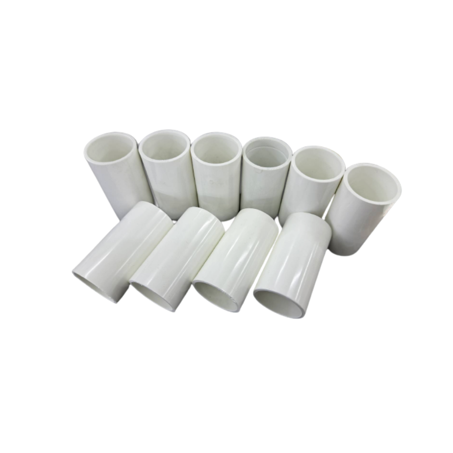 NANO ข้อต่อตรง ข้อต่อตรงเข้าสายไฟสีขาว ขนาด 20มม. 20mm. (20ตัว/ถุง) PVC อุปกรณ์ข้อต่อตรงท่อร้อยสายไฟ ร้อยสายไฟ สายไฟ