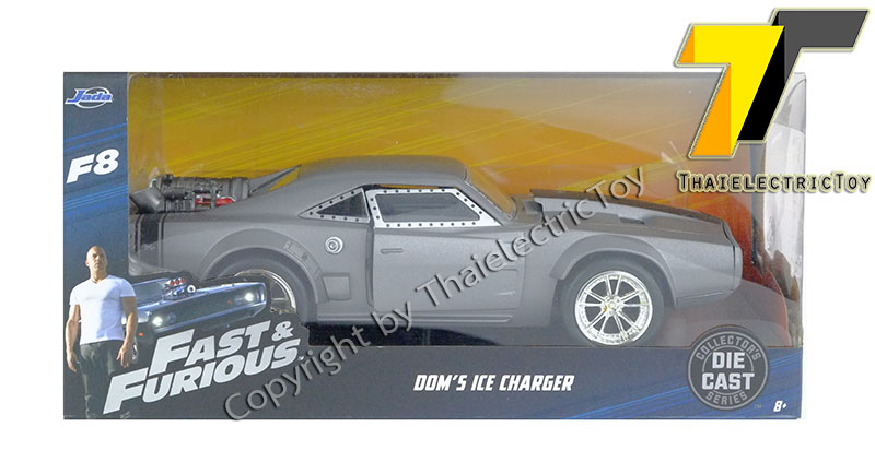 โมเดลจากเรื่อง Fast 8 รถ Ice Charger ของดอม โดมินิค ทอเร็ตโต้ ขนาด 1/24 ของแท้จาก Universal