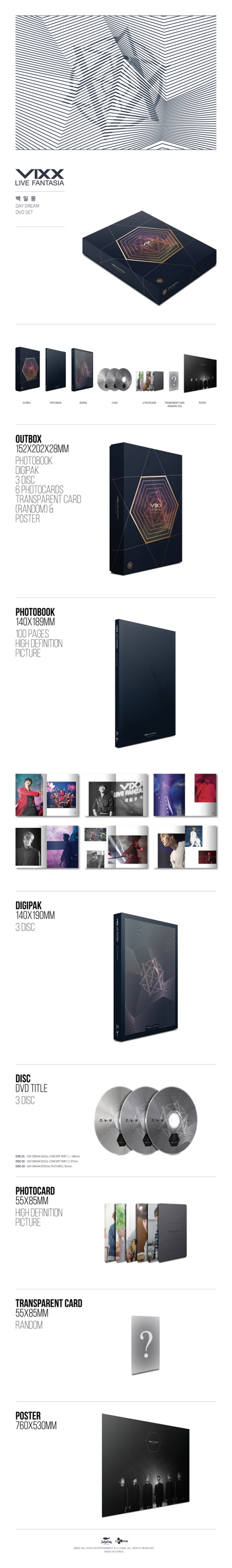 [PRE-ORDER] VIXX - VIXX LIVE FANTASIA DAY DREAM (3DVD)