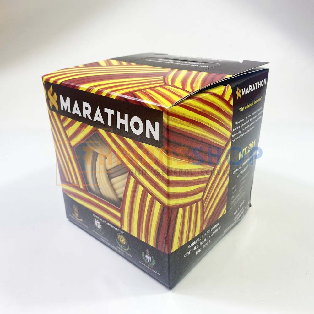(ของแท้ 100%) ตระกร้อ ตะกร้อ มาราธอน MT201 มาตรฐานใช้แข่งขัน ของแท้ 100%
