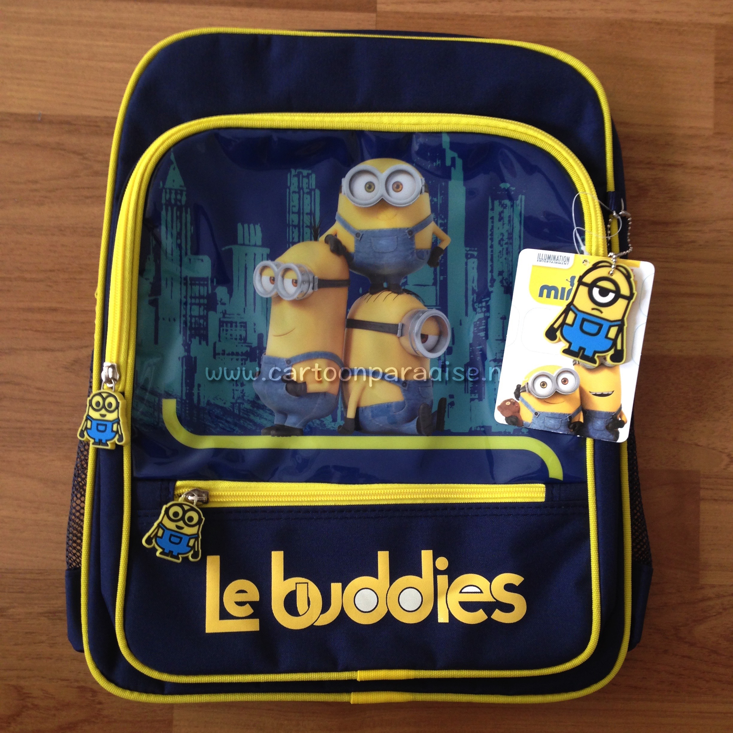 กระเป๋าเป้ 14 นิ้ว เดสพิคเคเบิ้ลมี มินเนี่ยน Despicable Me Minion Le Buddies Backpack กระเป๋าสะพาย กระเป๋านักเรียน กระเป๋าเด็ก