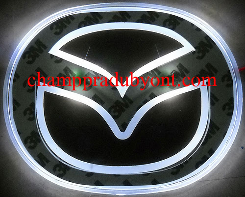 โลโก้มีไฟ MAZDA 3 14-16 LED แสงสีขาว (ด้านหลัง)