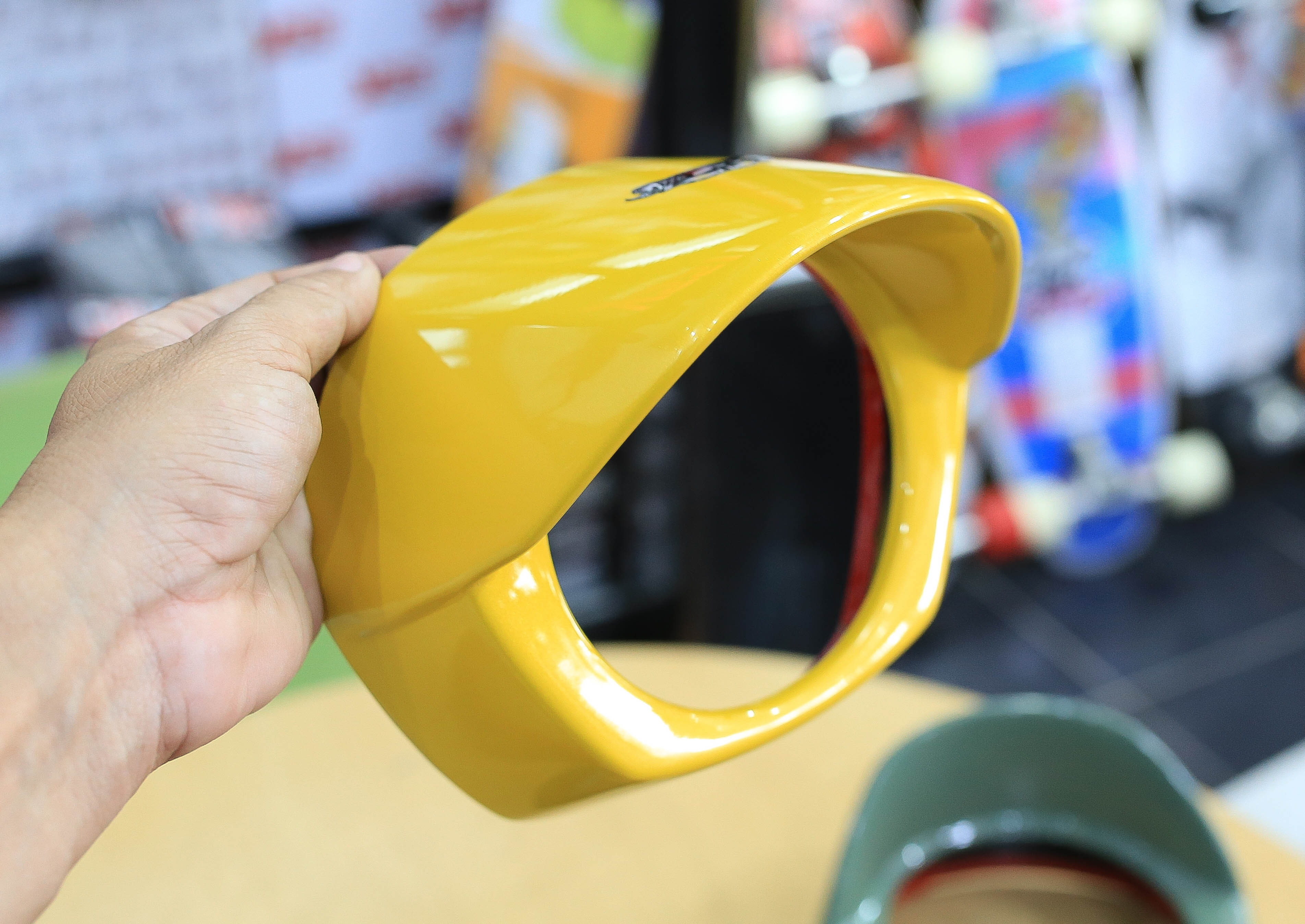 ครอบไฟหน้า Asura Giorno+ (แก๊ปไฟหน้า) สีขาว ดำด้าน ดำเงา ราคา1100