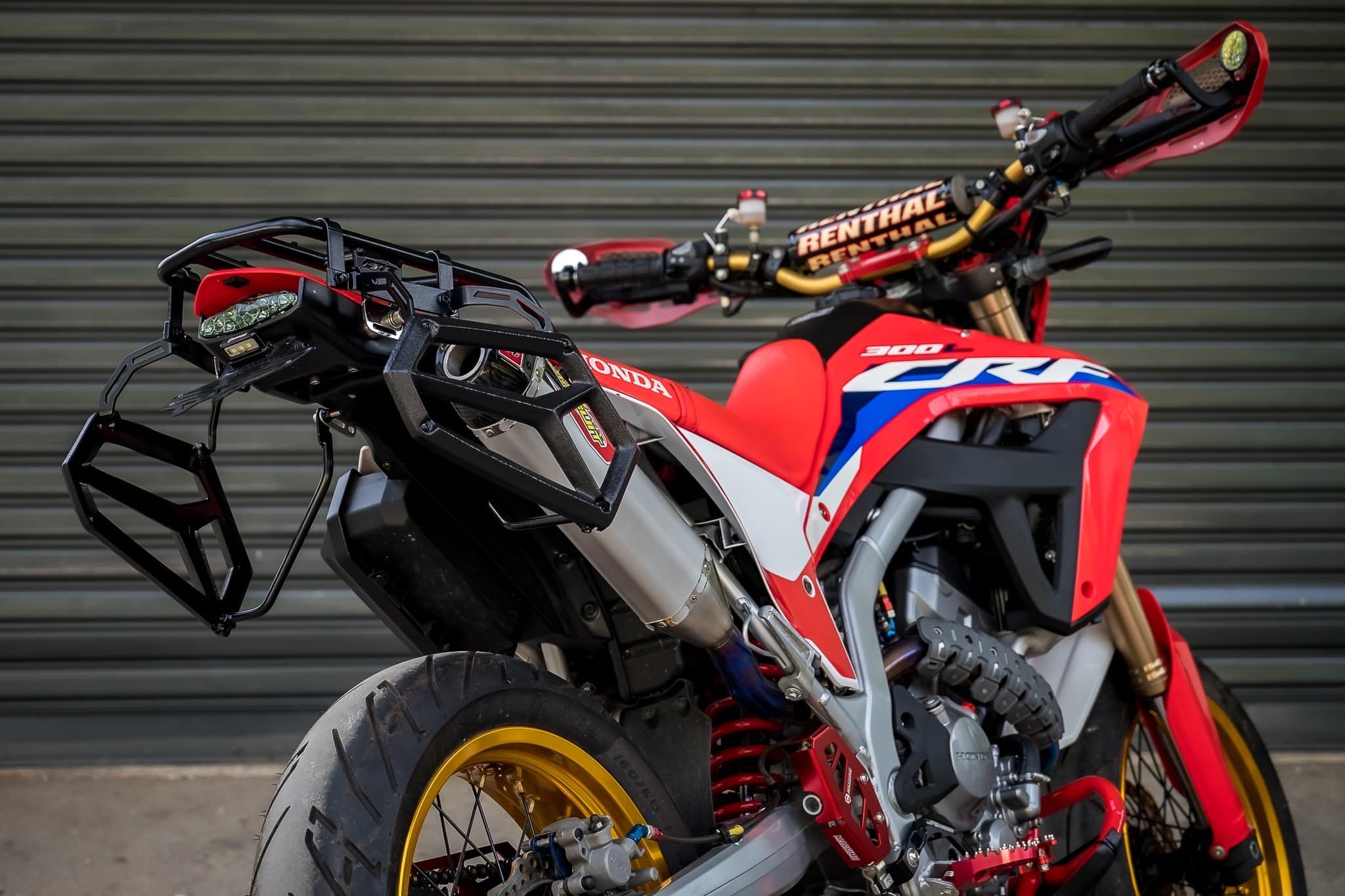 แร็คข้าง(ต้องมีแร็คท้ายก่อน) 3500฿ motozaaa CRF300L / CRF300Rally