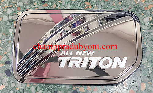ครอบฝาถังน้ำมันโครเมี่ยม MITSUBISHI TRITON 15-16 CAB (V.3)