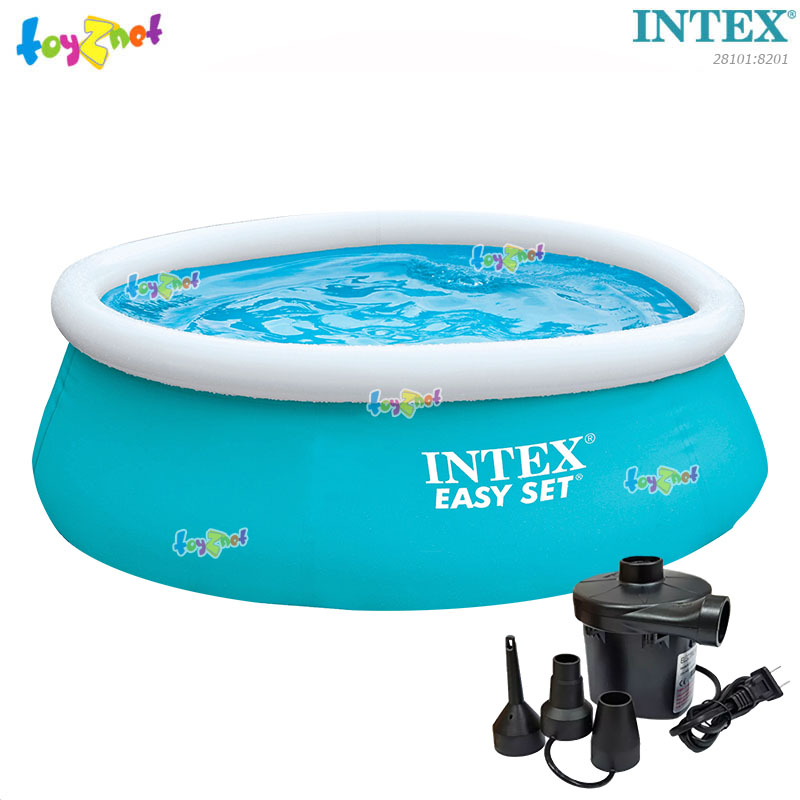 Intex Easy Set Pool 6 ft. (1.83x0.51 m.) no.28101 + Electric Air Pump