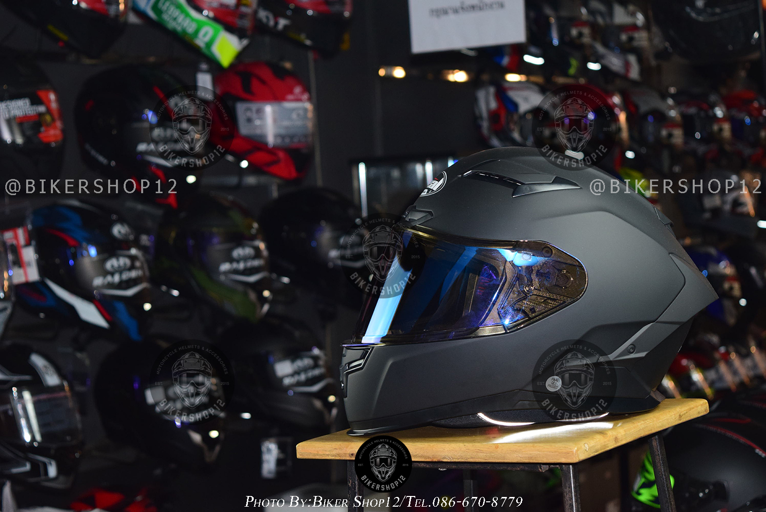 หมวกกันน็อคReal รุ่น FINNIX สีดำด้าน