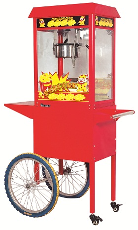 รถเข็นคั่วข้าวโพด ไฟฟ้า popcorn