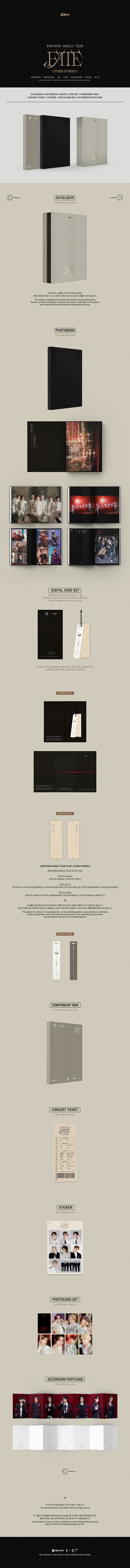 [PRE-ORDER] ENHYPEN - WORLD TOUR "FATE" OTHER STORIES