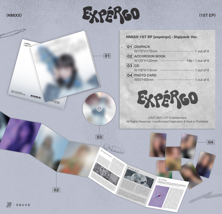 [PRE-ORDER] NMIXX - 1st EP Album "expérgo" (Digipack Ver.)