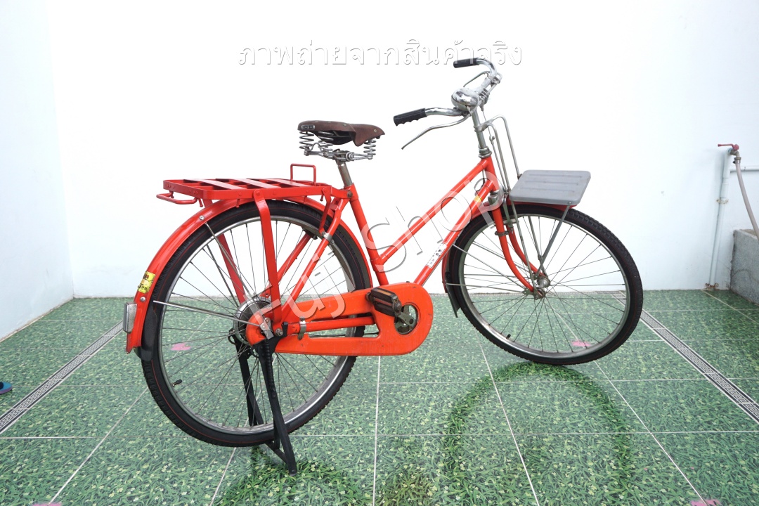 จักรยานไปรษณีย์ญี่ปุ่น - ล้อ 26 นิ้ว - ไม่มีเกียร์ - สีส้ม [จักรยานมือสอง]