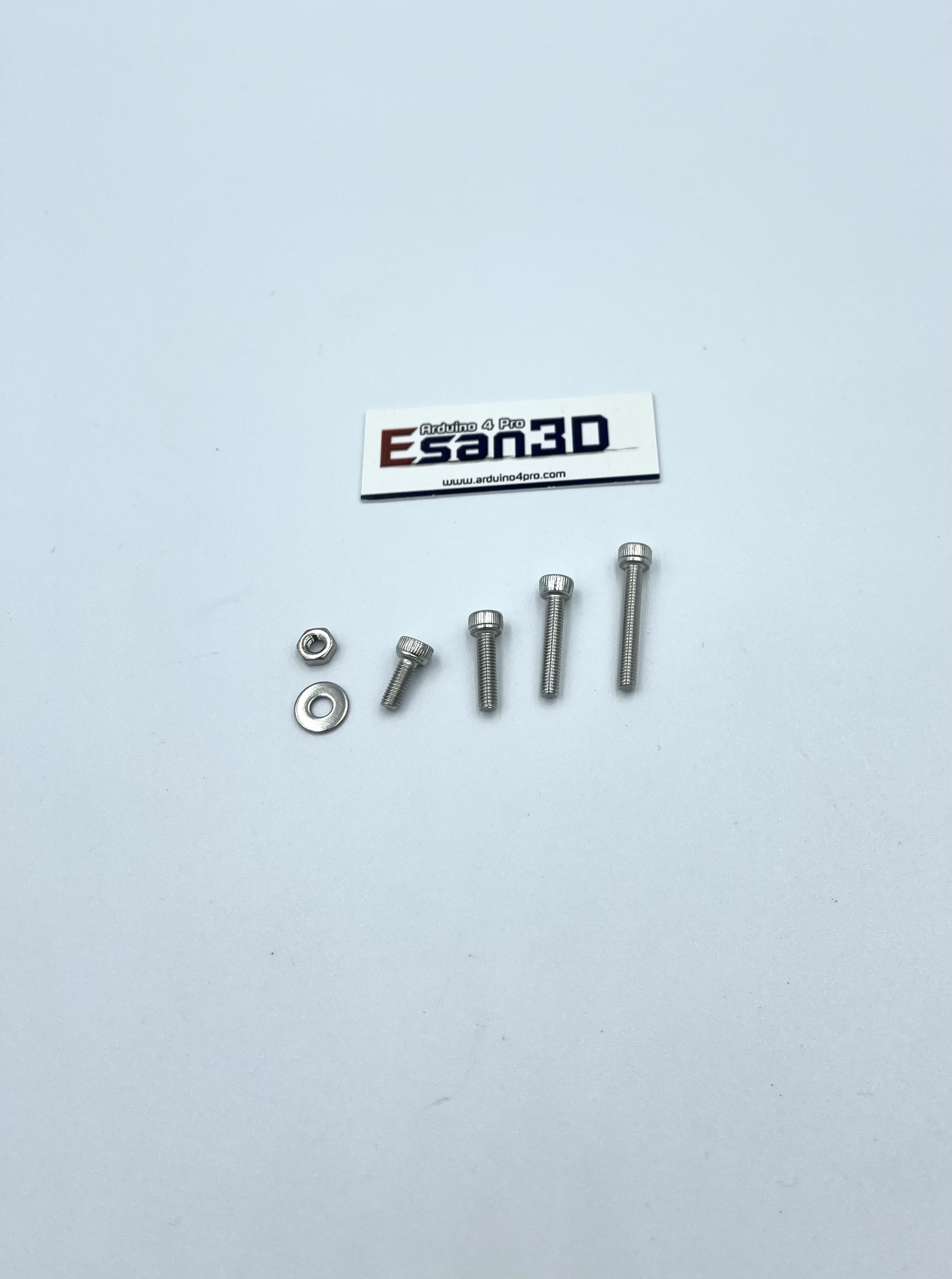 สกรูหัวหกเหลี่ยม (Hex head cap stainless steel)