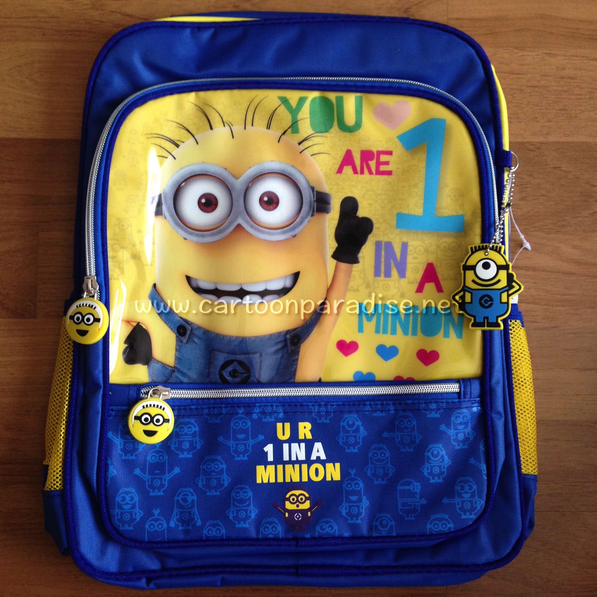 กระเป๋าเป้ 14 นิ้ว เดสพิคเคเบิ้ลมี มินเนี่ยน Despicable Me Minion Backpack กระเป๋าสะพาย กระเป๋านักเรียน กระเป๋าเด็ก