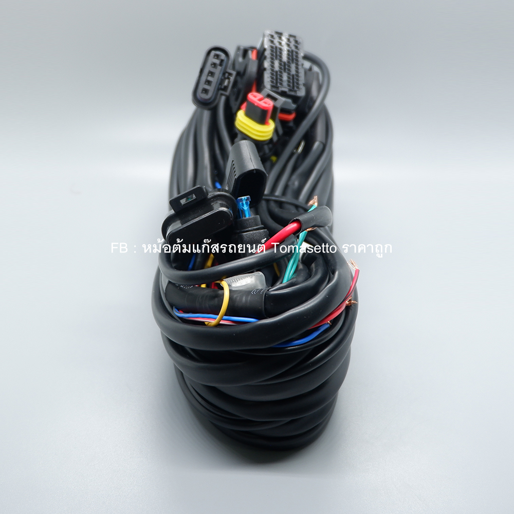 สายไฟแก๊ส 4 สูบ AEB / OMVL MP48 (ปลั๊กเดียว)