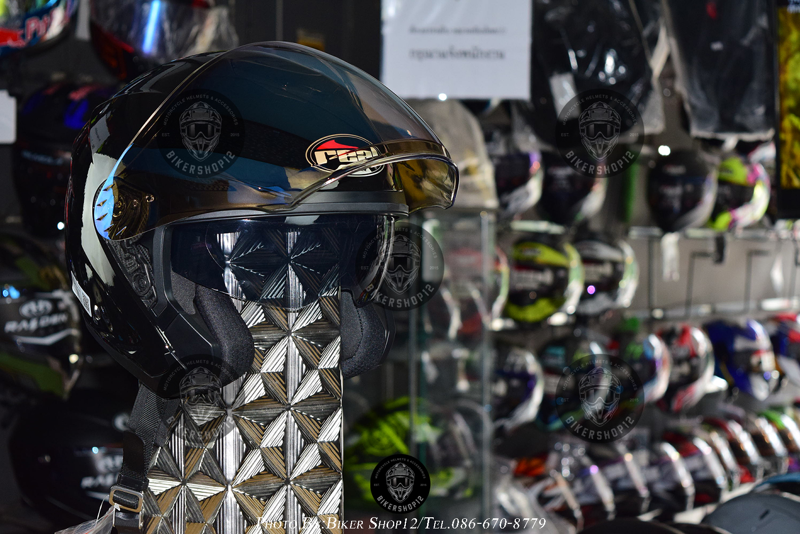 หมวกกันน็อค Real รุ่น HAVANA สี ดำเงา