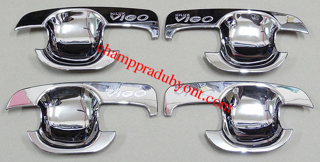 ถ้วยรองมือเปิดประตูโครเมี่ยม TOYOTA VIGO 04-11