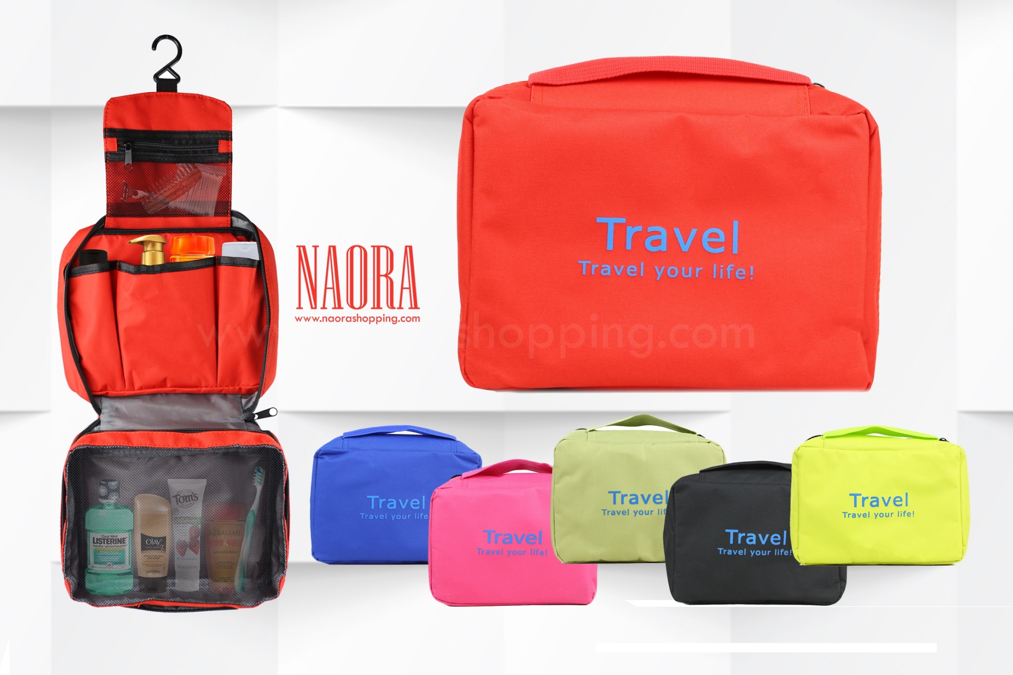 Travel Bag กระเป๋าจัดระเบียบอุปกรณ์อาบน้ำ