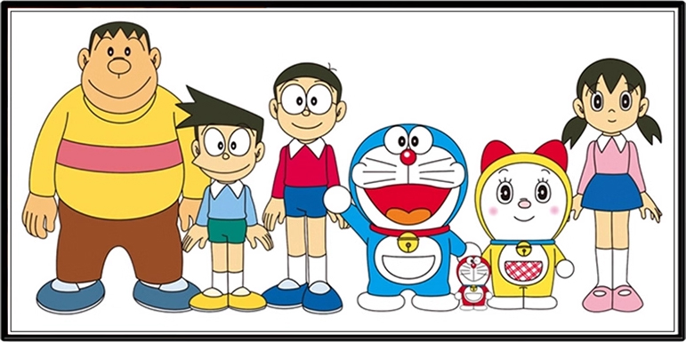 doraemon-1001 *พร้อมส่ง* ชุดปักครอสติช ลายโดราเอมอนและผองเพื่อน (ไม่มีเดินเส้น ผ้า11CT พิมพ์ลาย ปัก 3 เส้นเล็ก) ขนาด 80*40 ซม.ผ้าครอสติช 11CTพิมพ์ลายปักบนผ้า ไหมคอตตอน 16 สี ผังลาย เข็ม