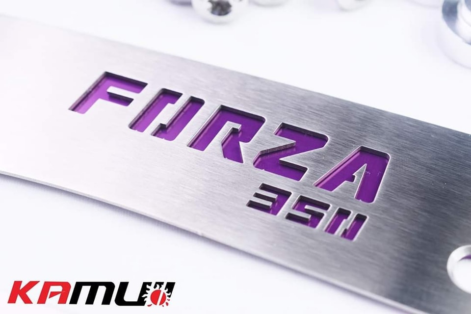 ปิดกันตกForza 350 งาน SUS LASER