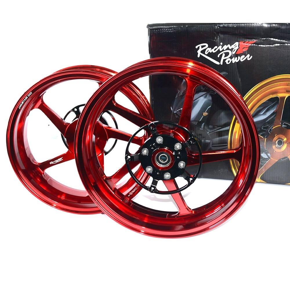 ล้อแม็กXmax Racingpower น้ำหนักเบา แข็งแรง มีประกันสินค้า มีสีทอง แดง น้ำเงิน ดำ ม่วง เขียว