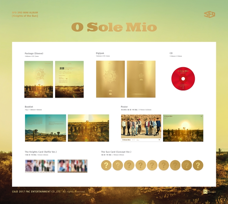 [PRE-ORDER] SF9 - 3rd Mini Album "KNIGHTS OF THE SUN"