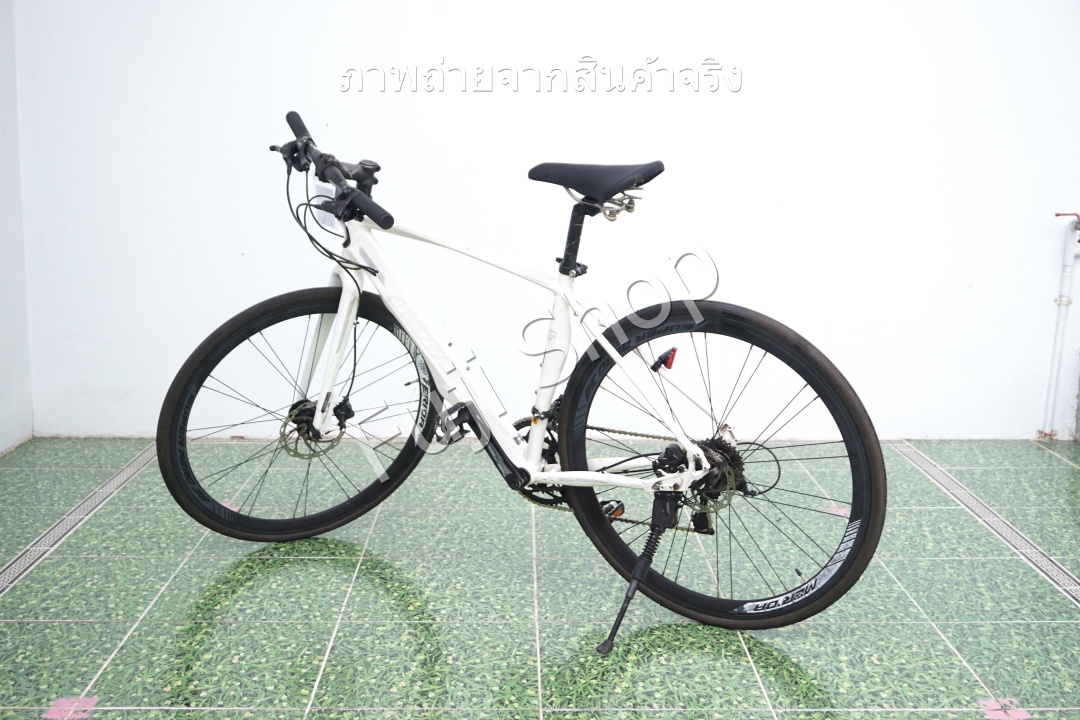 จักรยานไฮบริดญี่ปุ่น- ล้อ 700c - มีเกียร์ - อลูมิเนียม - Merida Grand Speed 250 - สีขาว [จักรยานมือสอง]