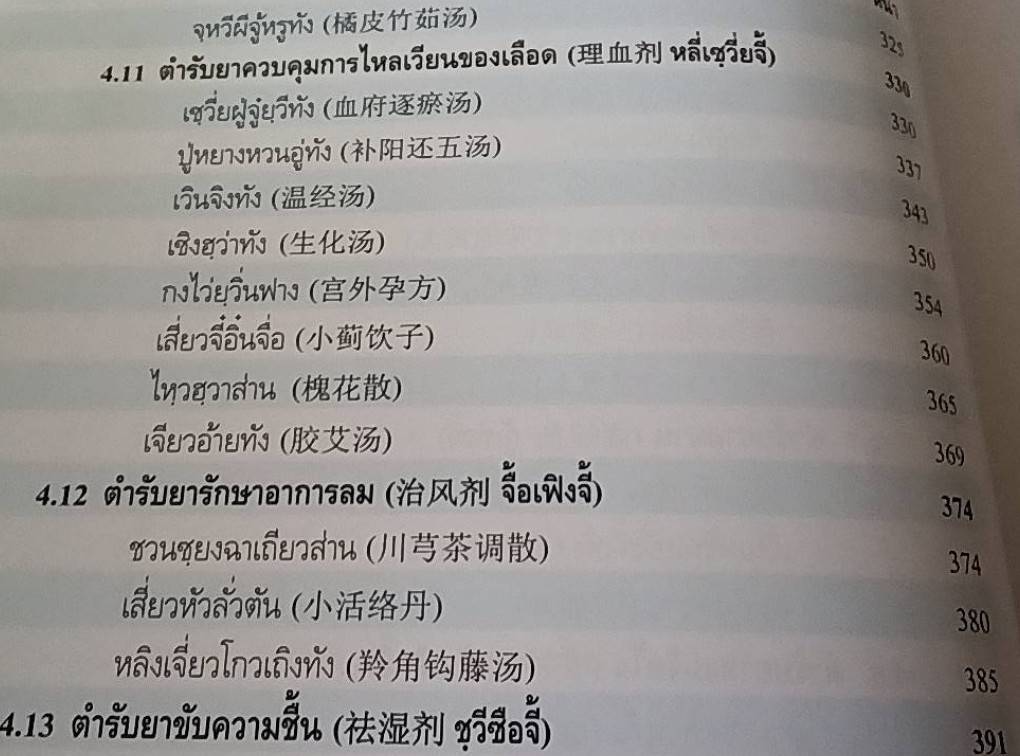 ตำรับยาจีนที่ใช้บ่อยในประเทศไทย ฉบับสมบูรณ์