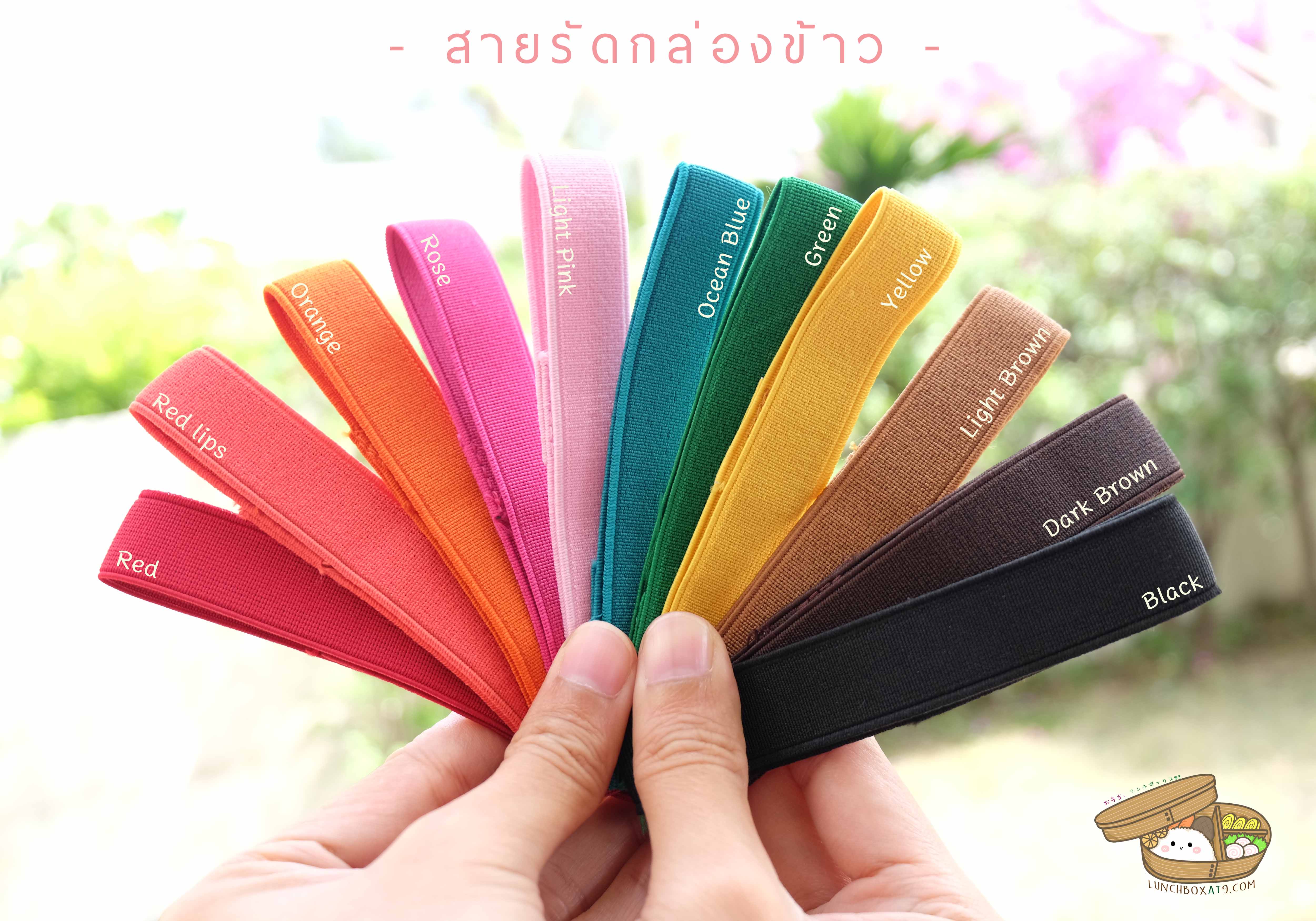 Lunch Band - สายรัดกล่องข้าว หน้ากว้าง 2 ซม.
