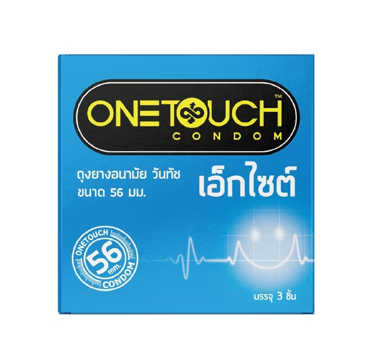 ONETOUCH วันทัช ถุงยางอนามัย ผิวเรียบ อัลติมา 3 ชิ้น สำเนา