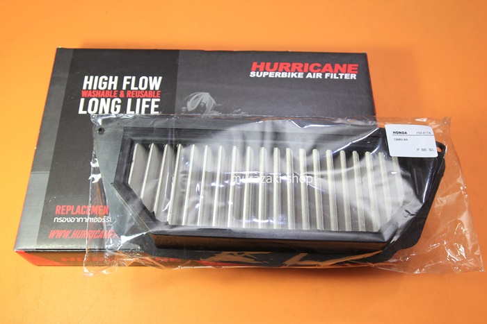 ไส้กรองอากาศ HURRICANE HONDA CB/R 650R 2019 ราคา2200 สแตนเลส