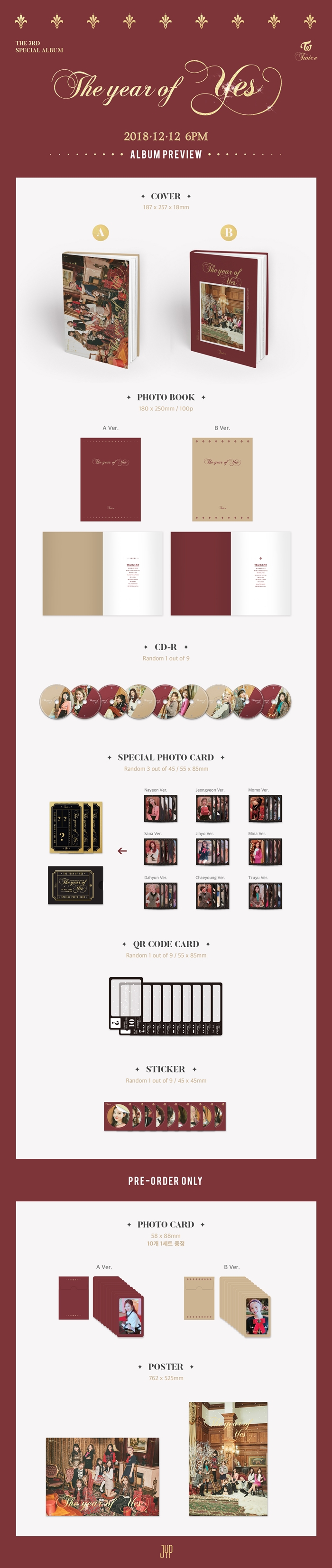 [PRE-ORDER] TWICE - The 3rd Special Album "THE YEAR OF YES"