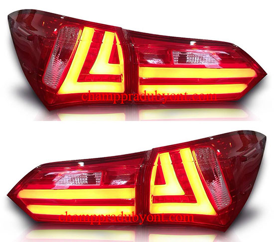 ไฟท้าย TOYOTA ALTIS 14-16 แดง LED