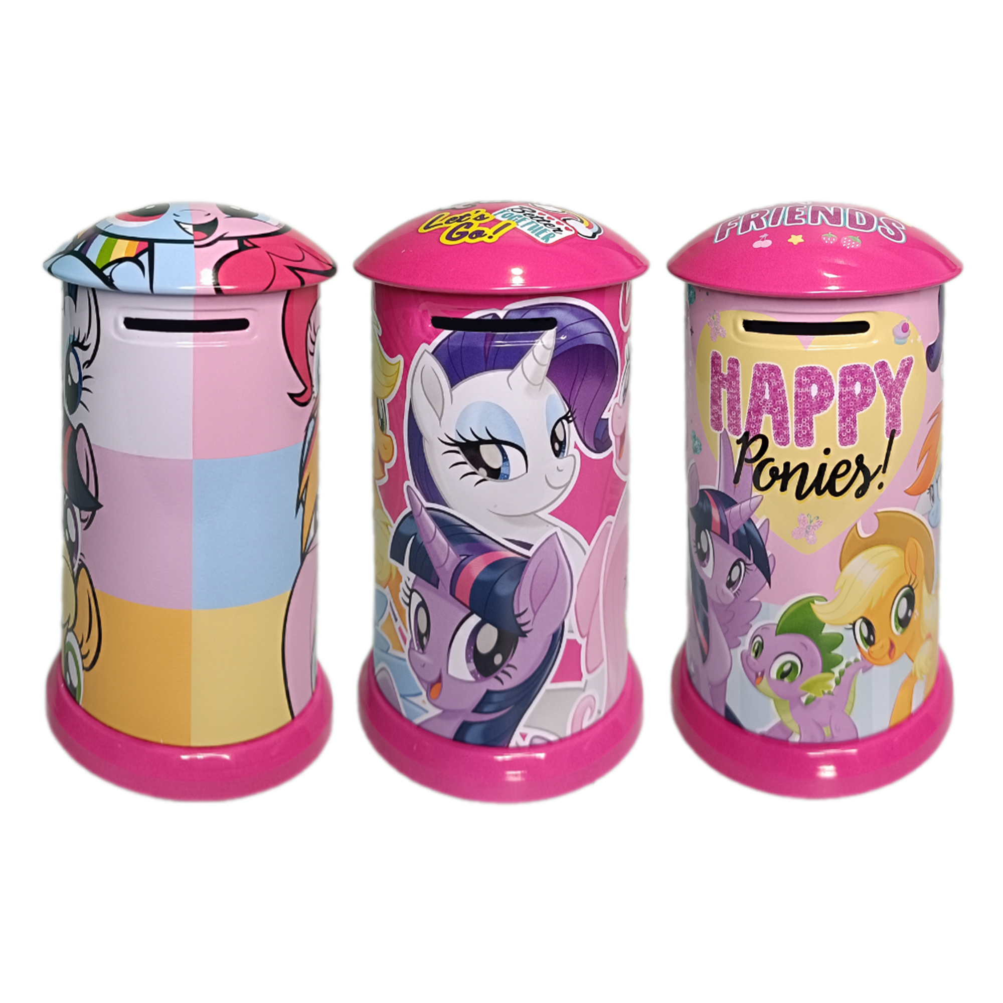 Piggy Bank Metal My Little Pony กระปุกออมสินมายลิตเติ้ลโพนี่แบบเปิดได้ กระป๋องเหล็กลายการ์ตูน