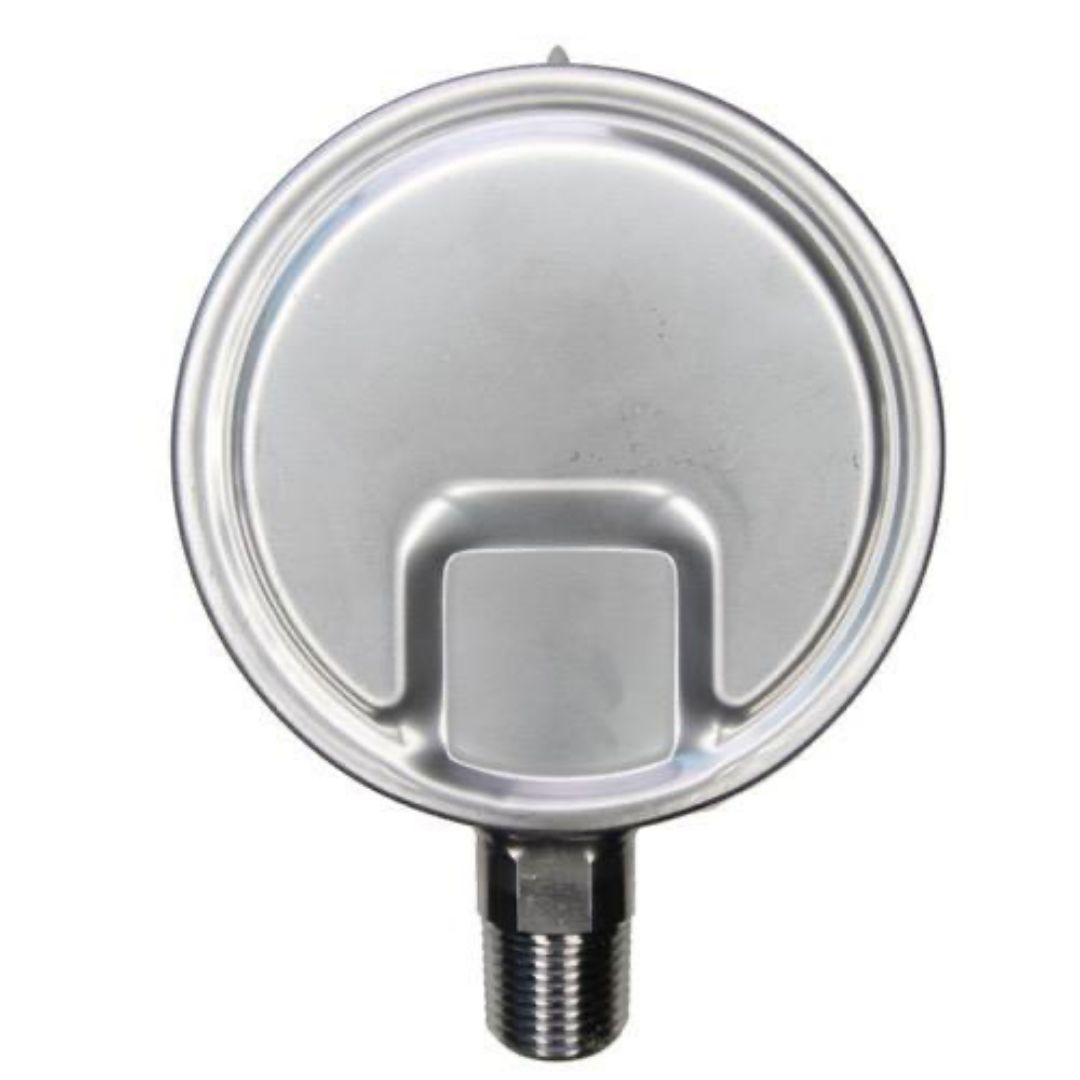 Pressure Gauge เกจวัดแรงดัน หน้าปัด 4 นิ้ว เกลียวสแตนเลส ออกล่าง 1/2 นิ้ว NPT ยี่ห้อ OCTA