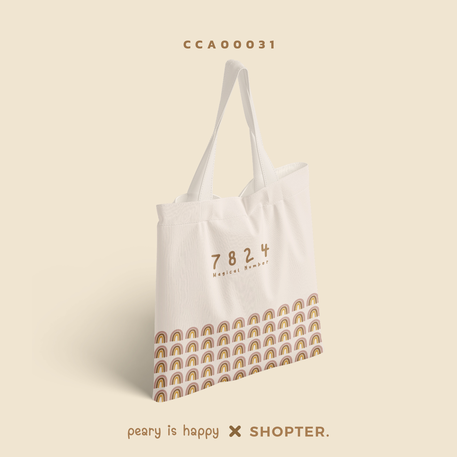 กระเป๋าแคนวาส CANVAS BAG Magical Number 7824 กระเป๋า Lucky Money CCA00031 #กระเป๋าแคนวาส #SHOPTER