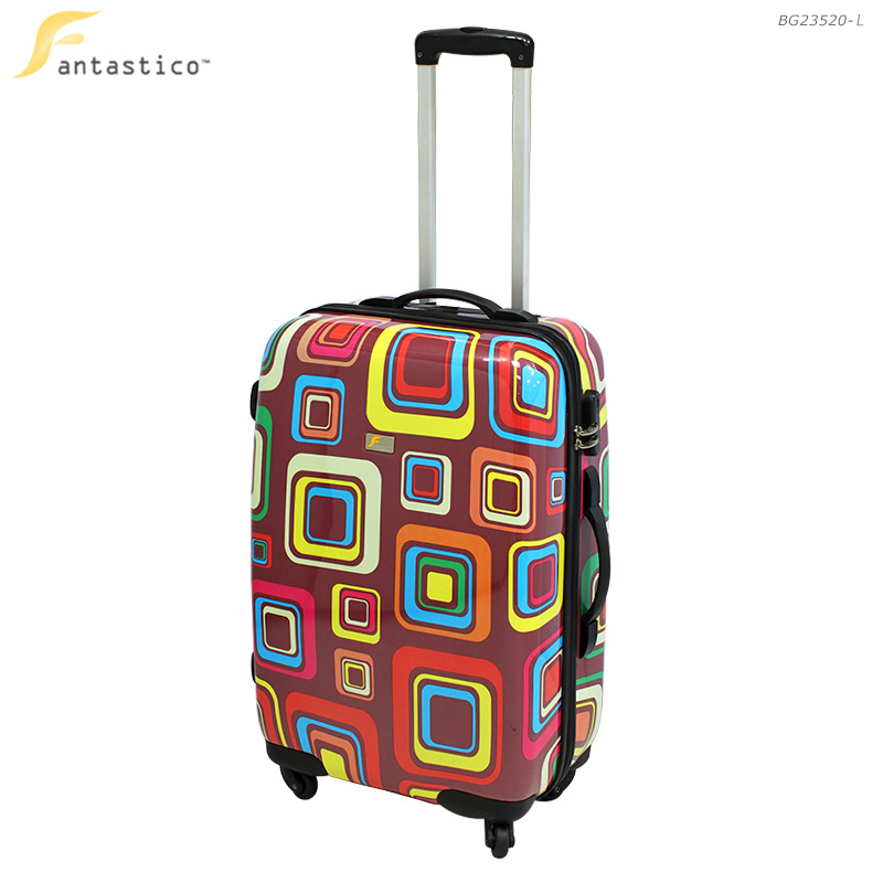 Fantastico Colorful Square Suitcase 28 in (71 cm) No.BG23520-L
