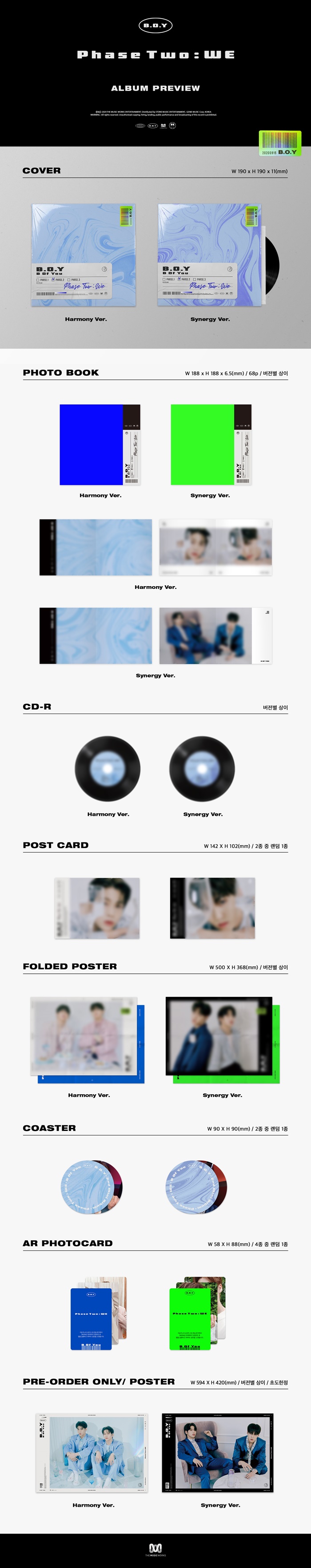 [PRE-ORDER] B.O.Y - PHASE TWO : WE