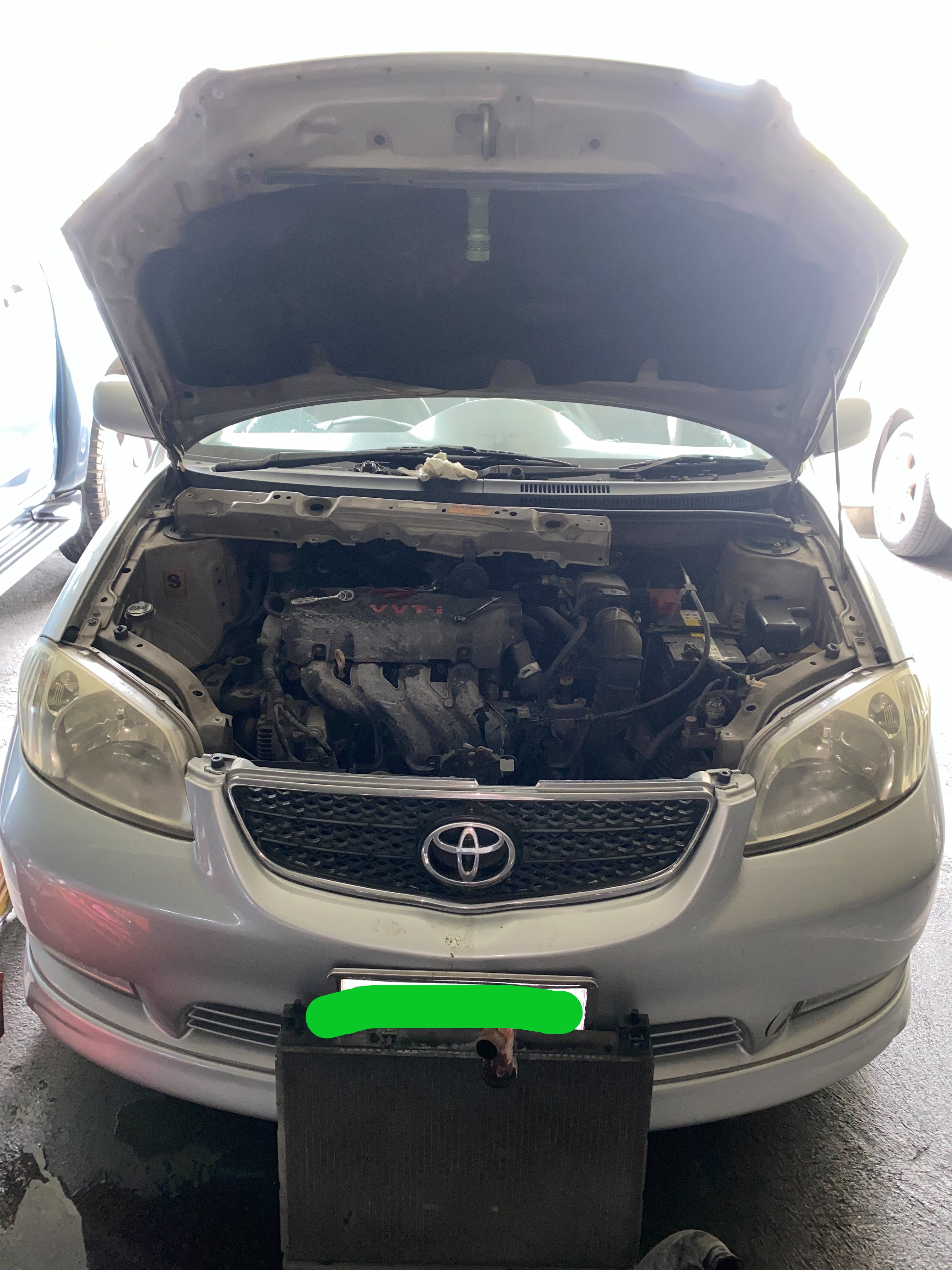 งานติดตั้งหม้อน้ำรถยนต์นอกสถานที่