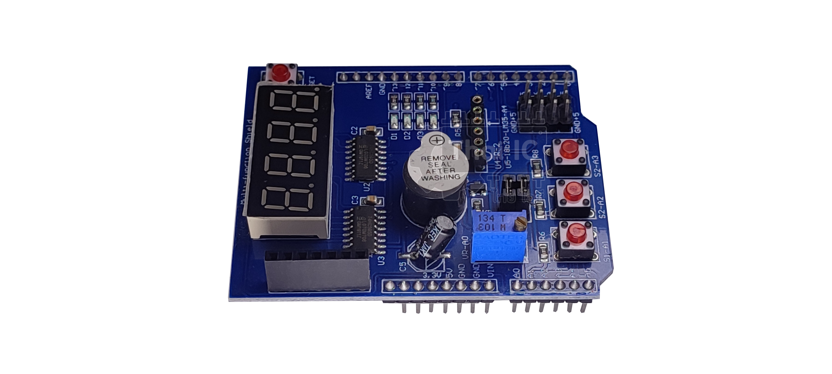 Learning multifunction shield สำหรับบอร์ด Arduino UNO R3 - จำหน่าย ...