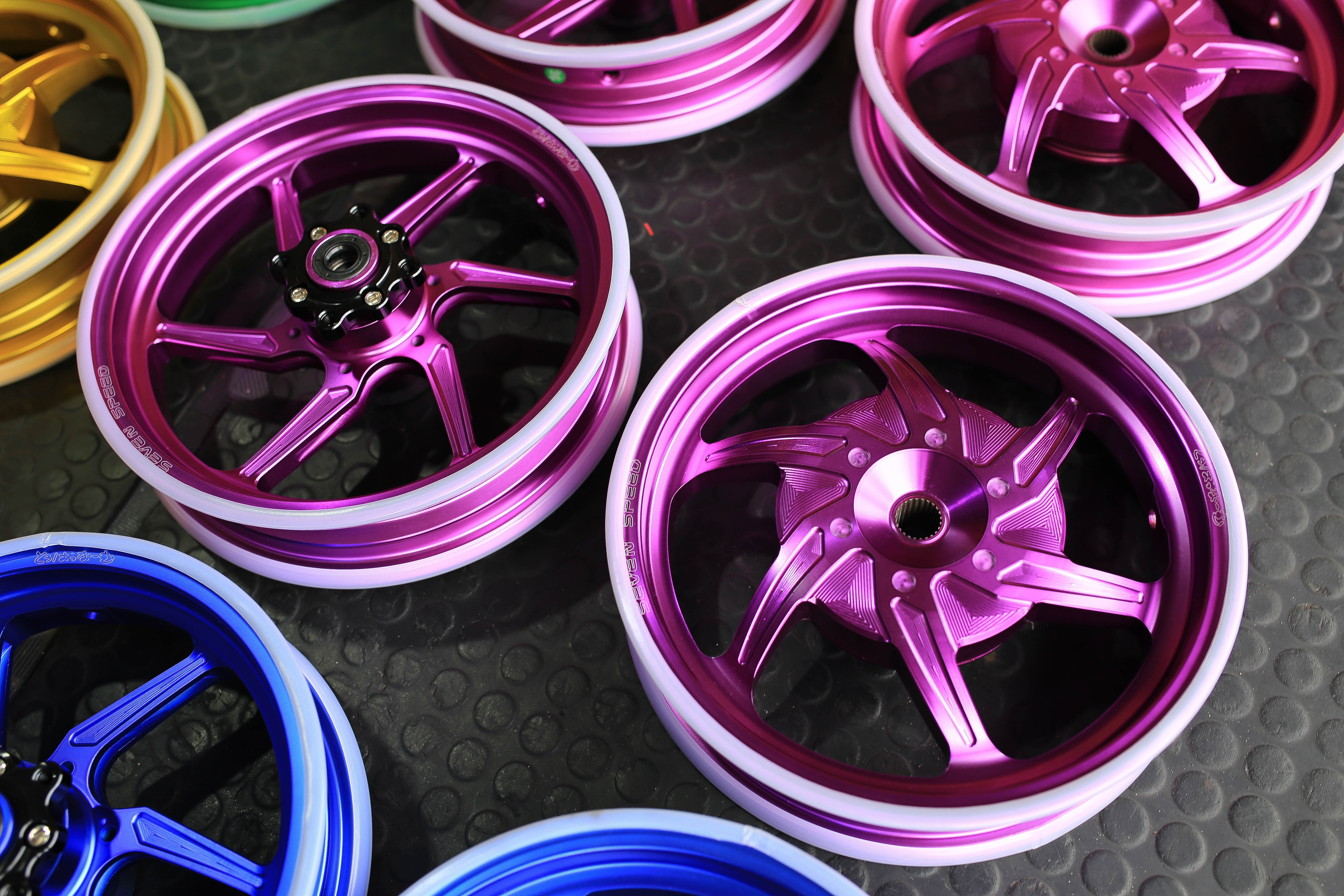 ล้อแม็ก Cnc Seven speed ตรงรุ่น Honda Giorno+