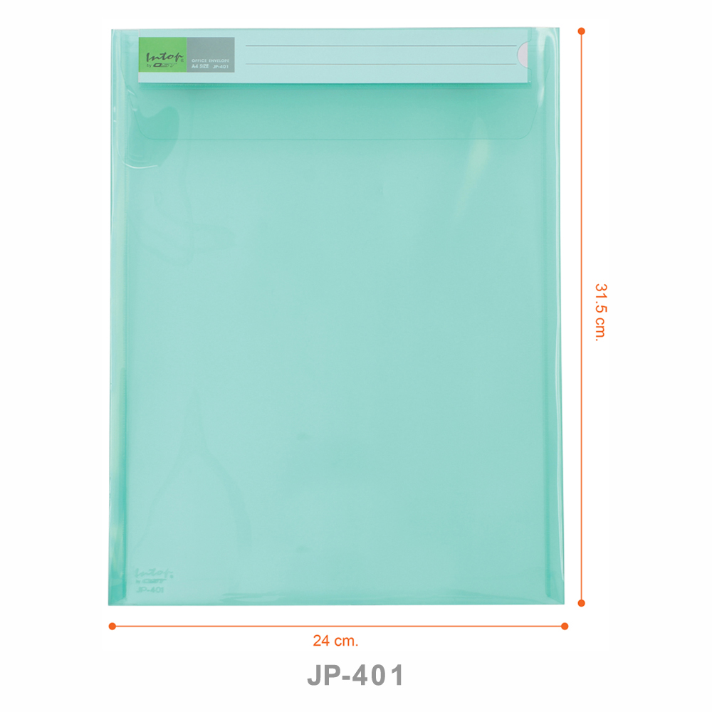 ขนาดซองพลาสติก Office Envelope JP-401