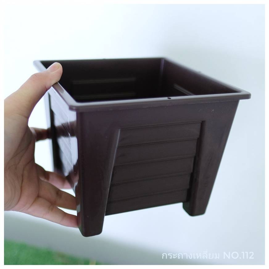 112N กระถางสี่เหลี่ยม No.112 สีหวาน(ช้าง)