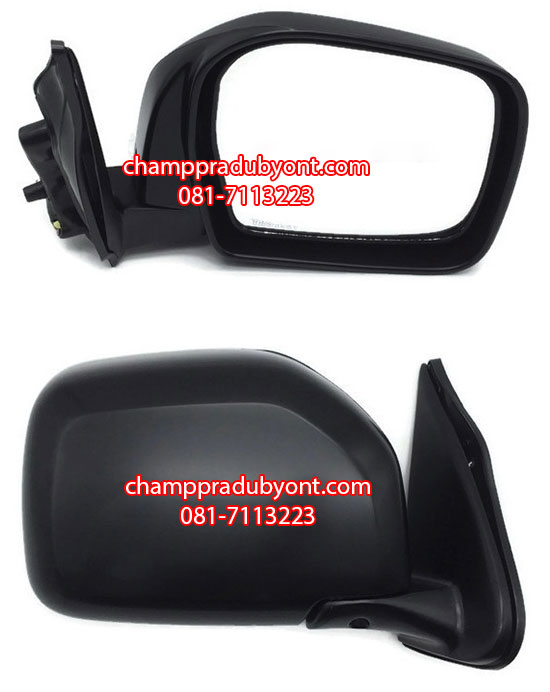 กระจกมองข้างปรับมือ TOYOTA SPORT RIDER ดำ