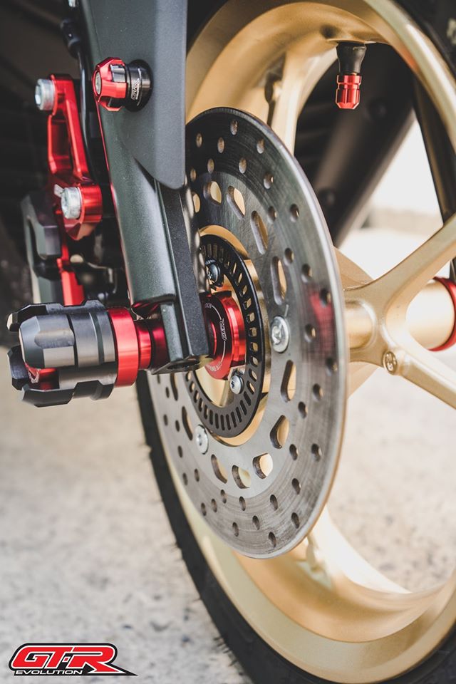 การ์ดปั้มดิสหน้าล่าง GTR MT-15/R15 NEW'17/AEROX-155/N-MAX-155