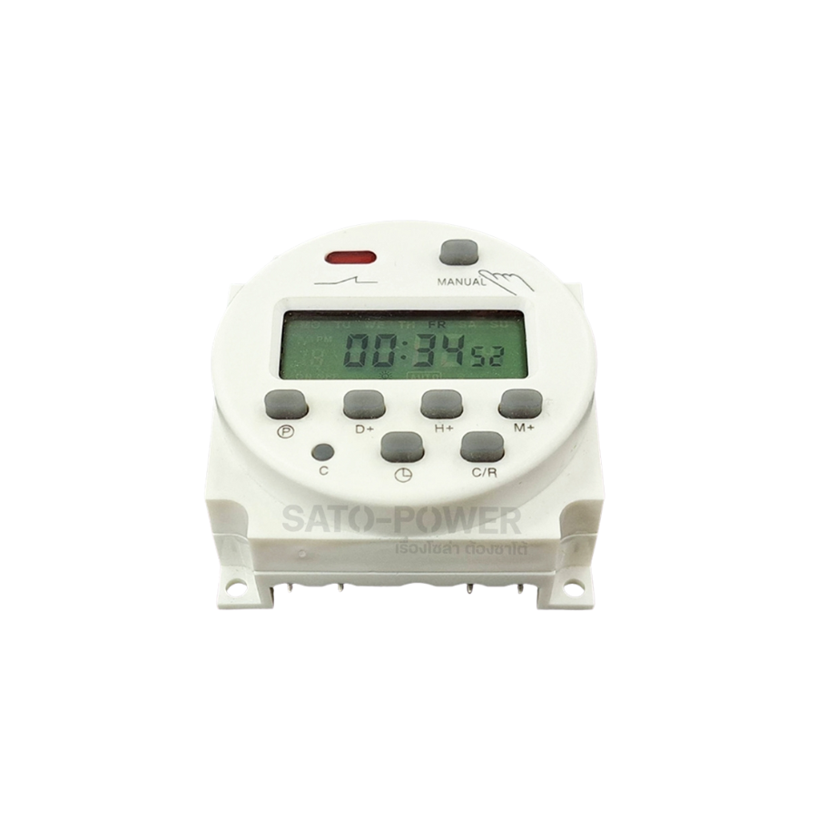 TIMER รุ่น CN101A DC กระเเสตรง 12V ไทม์เมอร์ ตัวตั้งเวลา ตั้งได้สูงสูด 16 โปรเเกรม