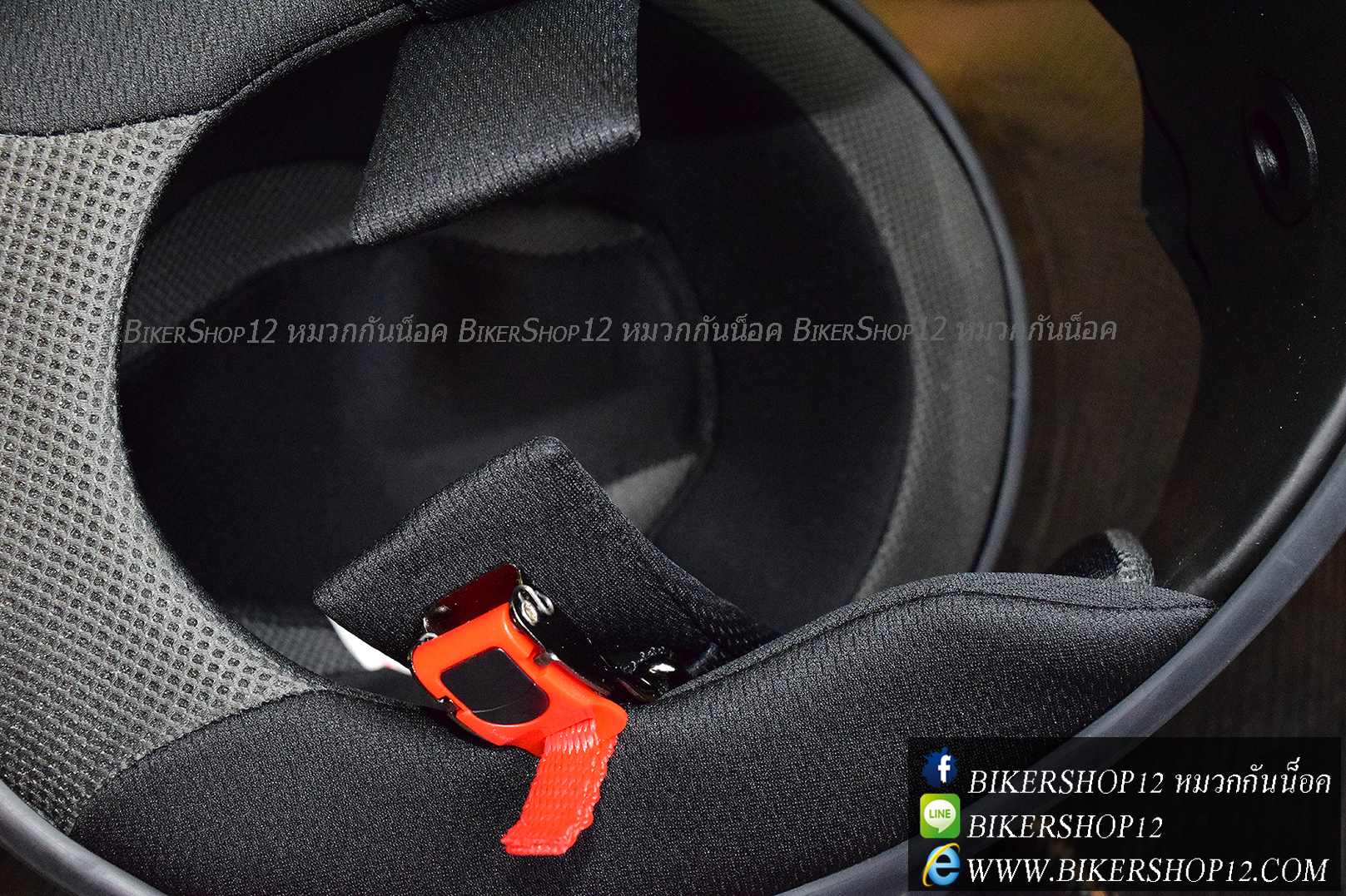 หมวกกันน็อคReal รุ่น Dawin สีดำด้าน (สำหรับคนศีรษะใหญ่)