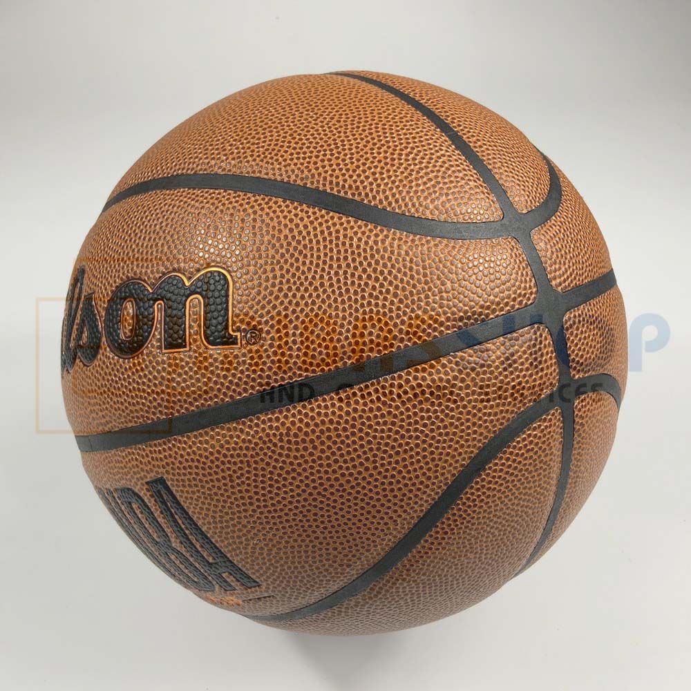 ลูกบาสเกตบอล Wilson NBA Forge Plus รหัส WTB8100XB07 บาสเกตบอลหนังPU Size 7 (ของแท้ 100%)